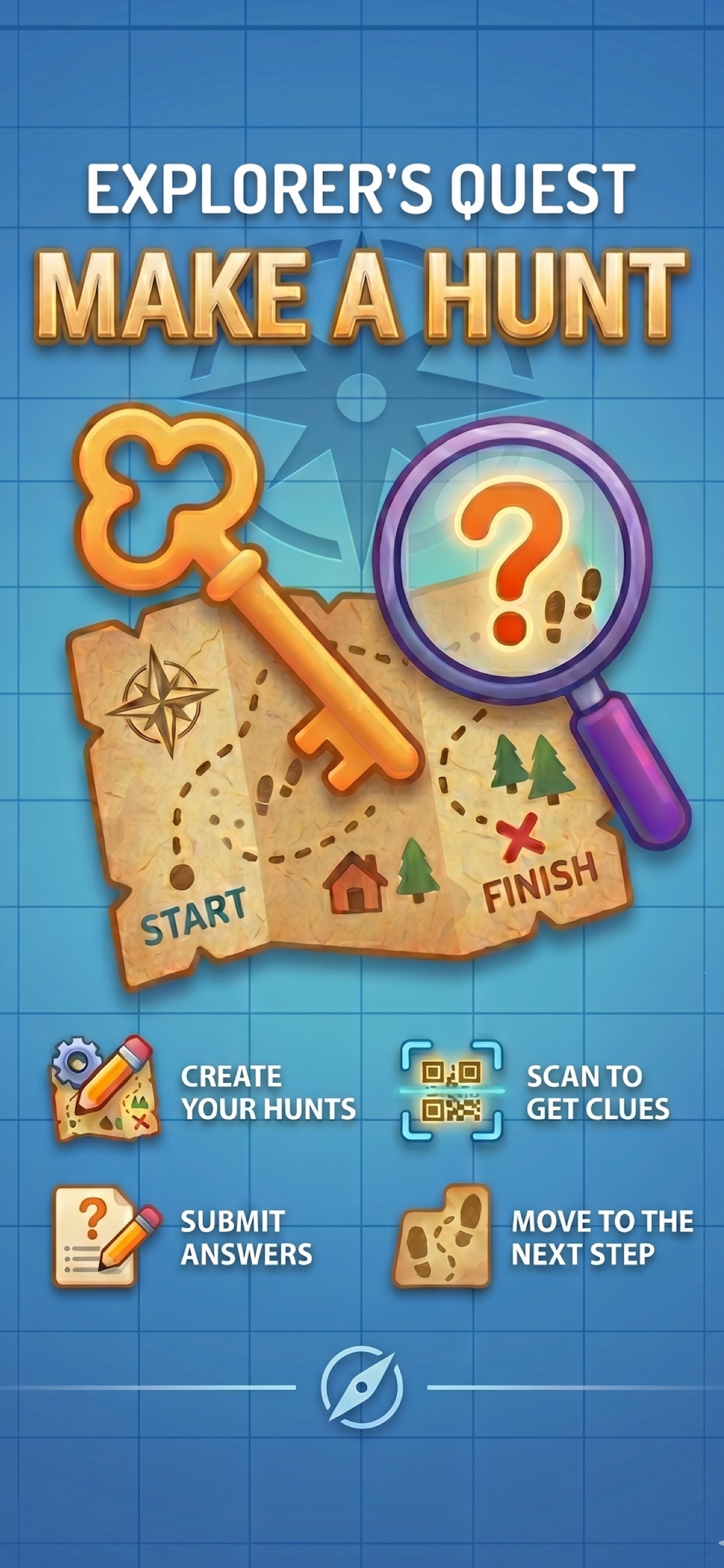 Make A Hunt app screen